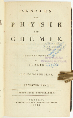 Ohm, Versuch (in: Pogg. Annalen). 2 Bde.