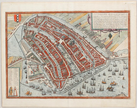 Amsterdam. Vogelschauansicht. (Braun-H.)