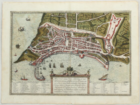 Italien-Konvolut. 16 Bll. van der Aa, Braun-H. u.a.