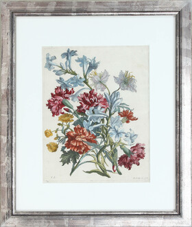 Blumenstrauß. Poilly / 2 Bll. Ger.