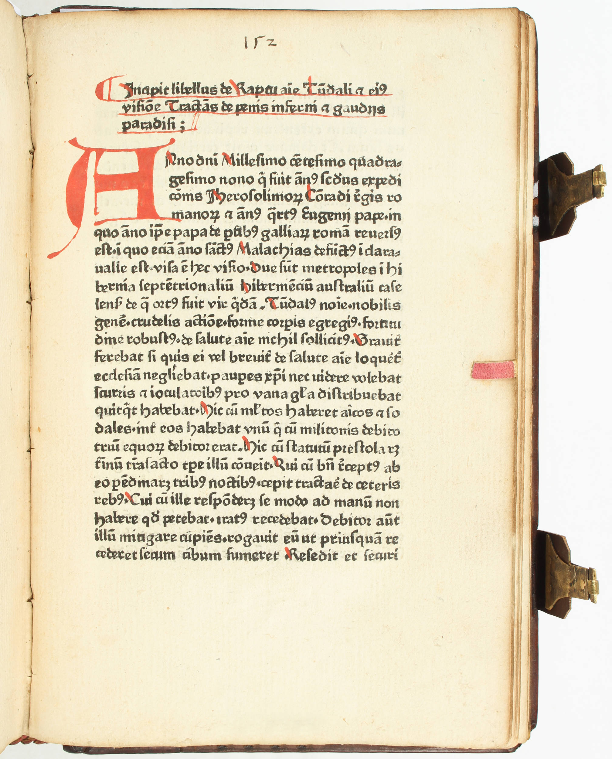 Sammelband, Augustinus + Antoninus Flor. + Tundalus. 1470-72