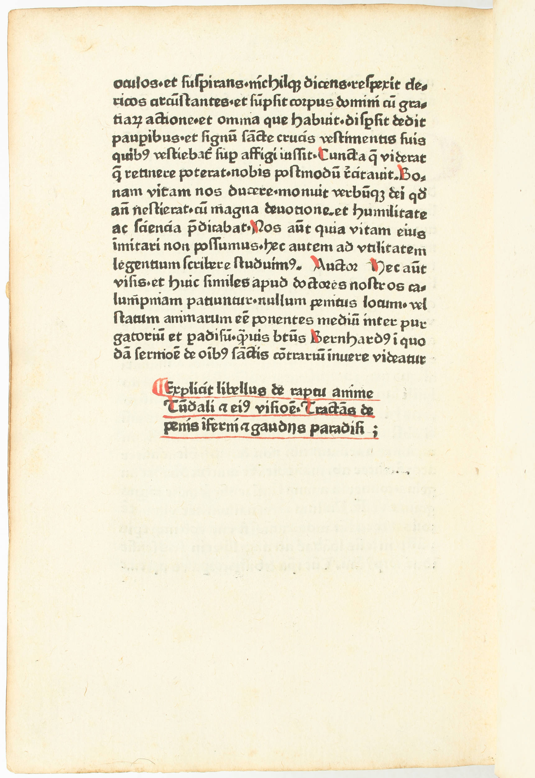 Sammelband, Augustinus + Antoninus Flor. + Tundalus. 1470-72