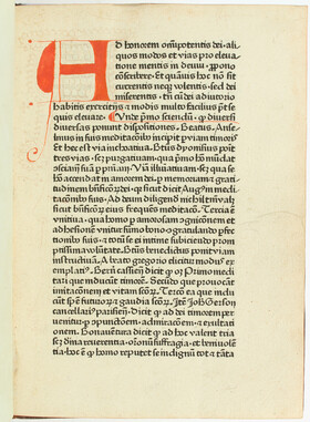 Alphabetum divini amoris. Köln 1466/67