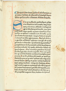 Johannes Chrysostomus, Neminem laedi. Köln um 1468