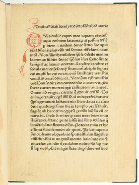Pseudo-Bernardus, De planctu B. Mariae Virginis. Köln 1472