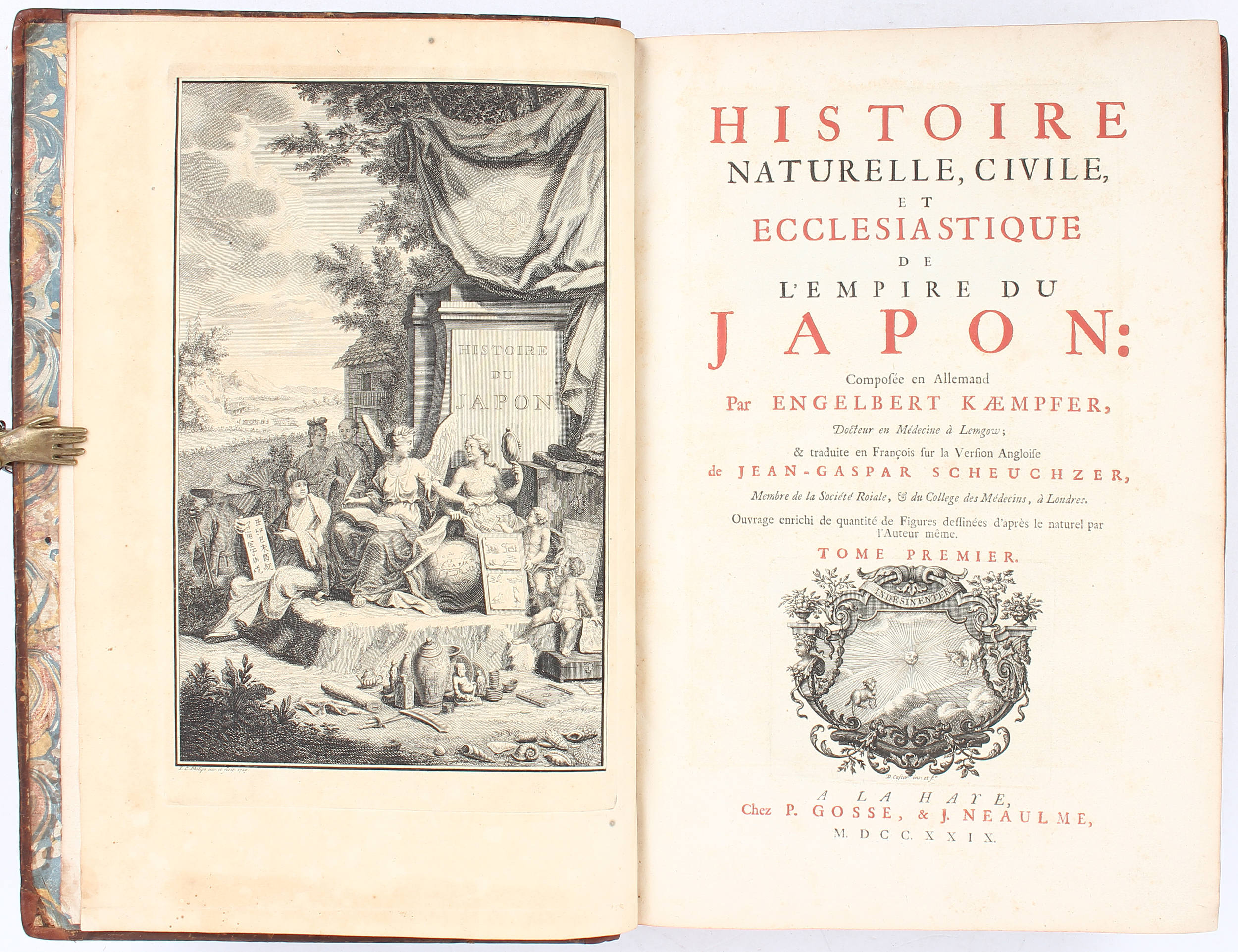 Kaempfer, Histoire du Japon. 2 Bde.