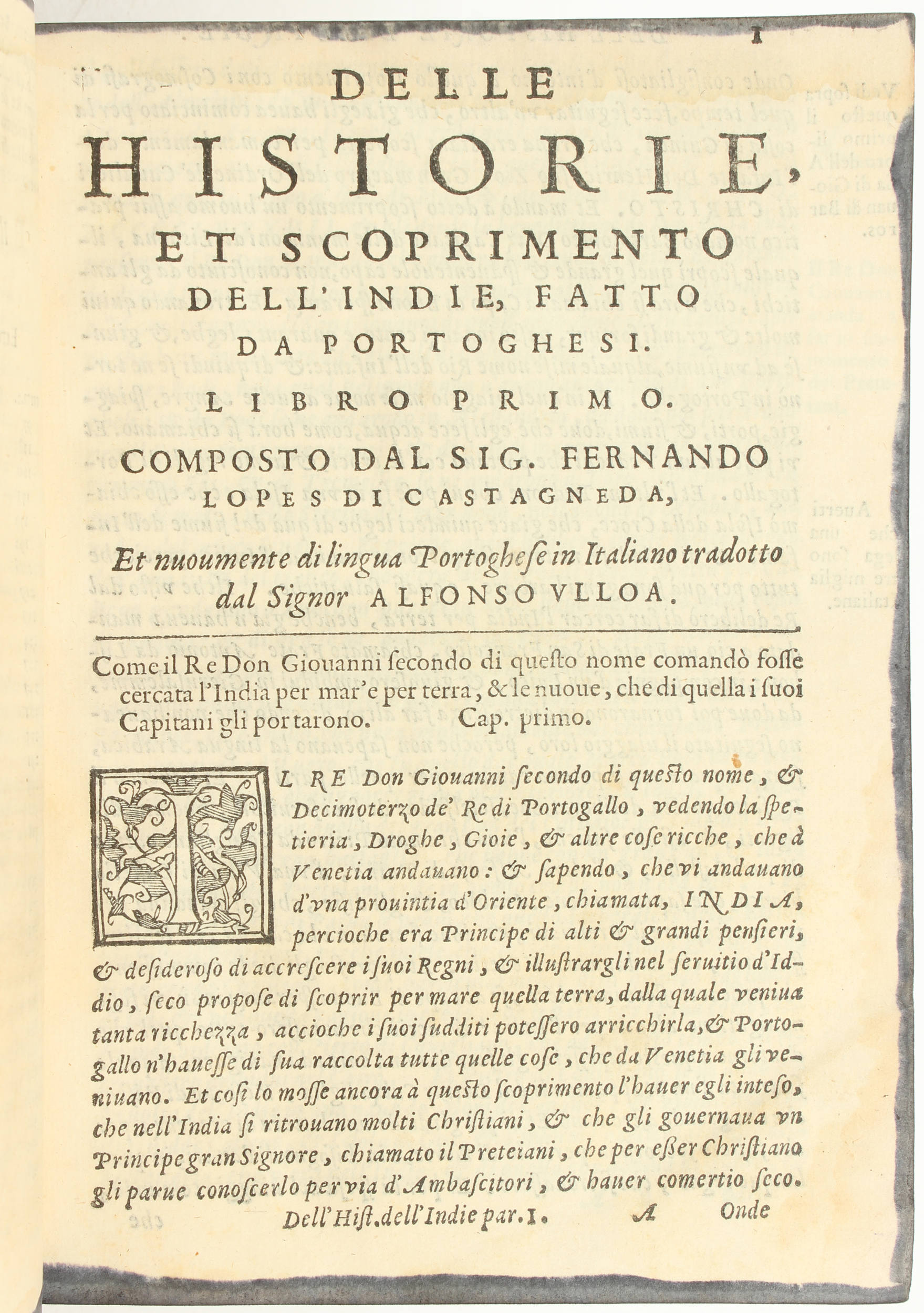López de Castanheda, Historia dell'Indie Orientali. 2 Bde.