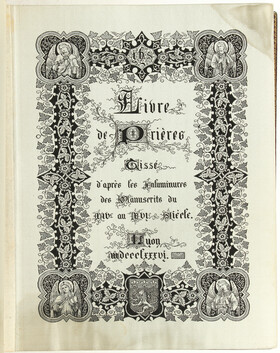 Livre de Prières. Jacquard-Weberei