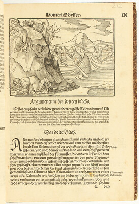 Homer, Odyssea des Kriechischen Fürstens Ulyssis
