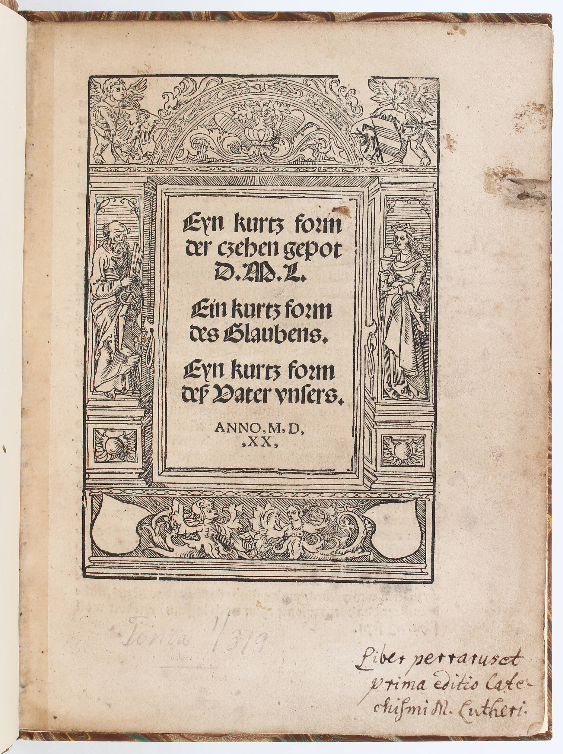 Luther, Eyn kurtz form der czehen gepot