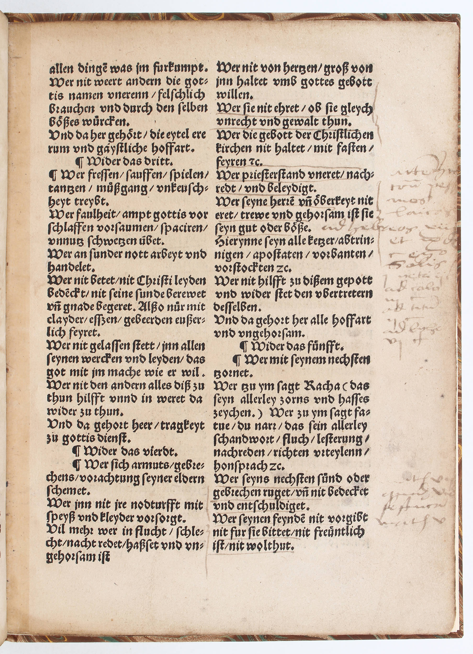 Luther, Eyn kurtz form der czehen gepot