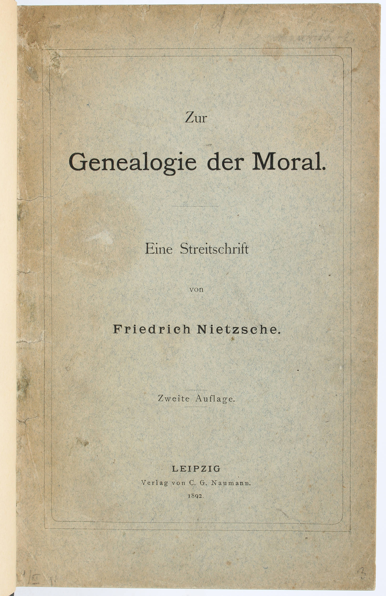 Nietzsche, Unzeitgemässe Betrachtungen / 4 Bde.