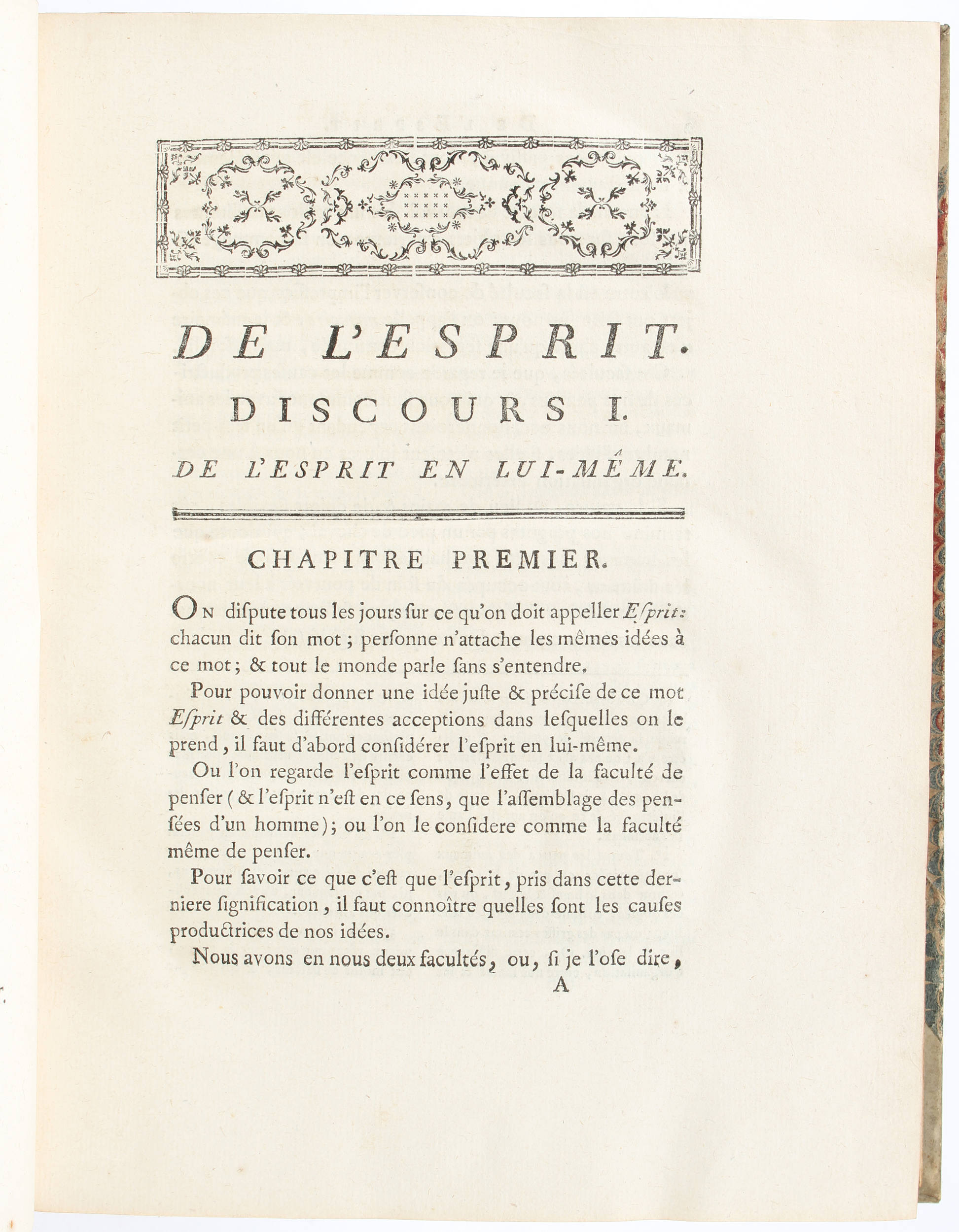 (Helvétius), De l'esprit. (2. Druck)