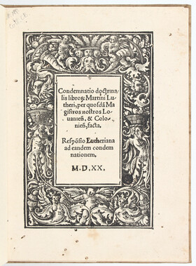 Luther, Condemnatio doctrinalis