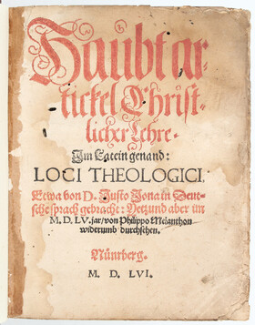 Melanchthon, Haubtartickel christlicher Lehre
