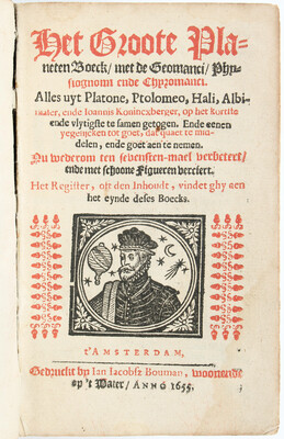 Het groote Planeten Boeck 1655
