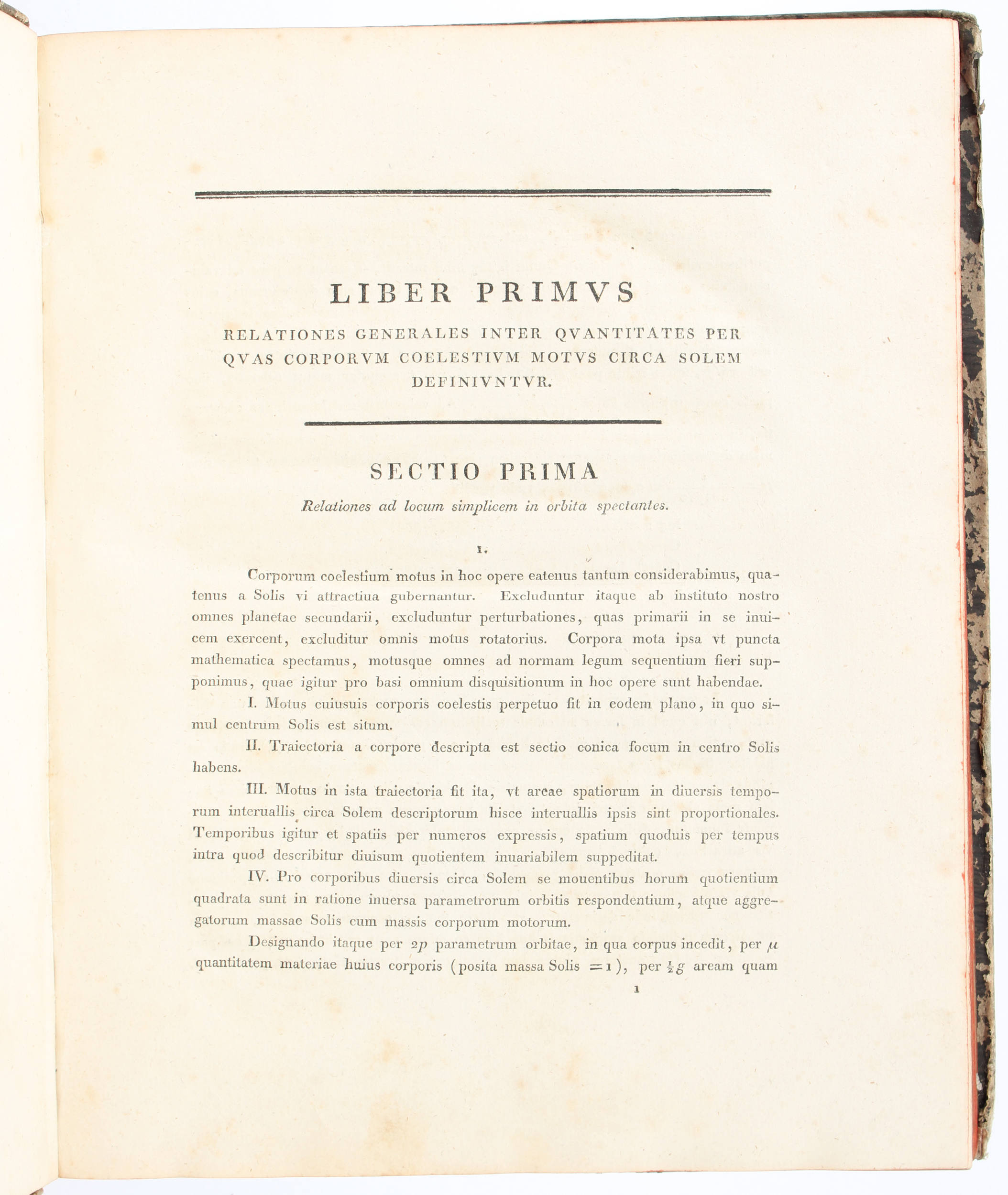 Gauss, Theoria motus corporum coelestium