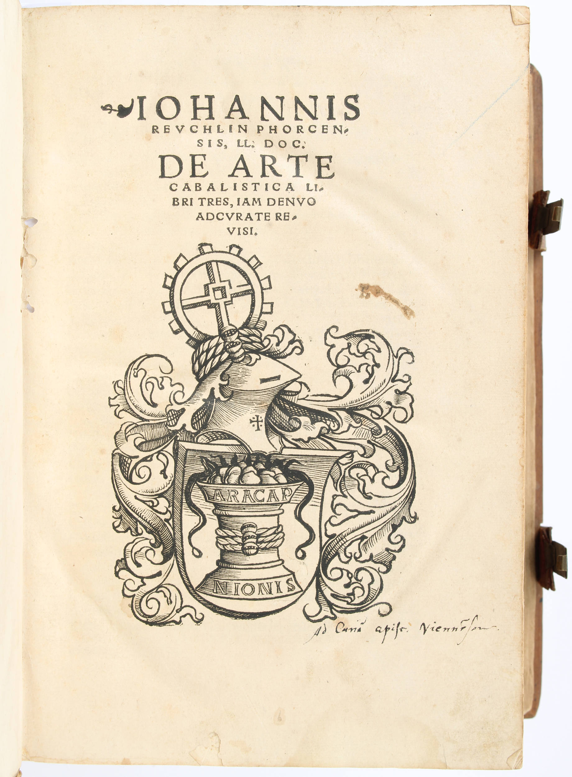 Reuchlin, De arte cabalistica + Beibände