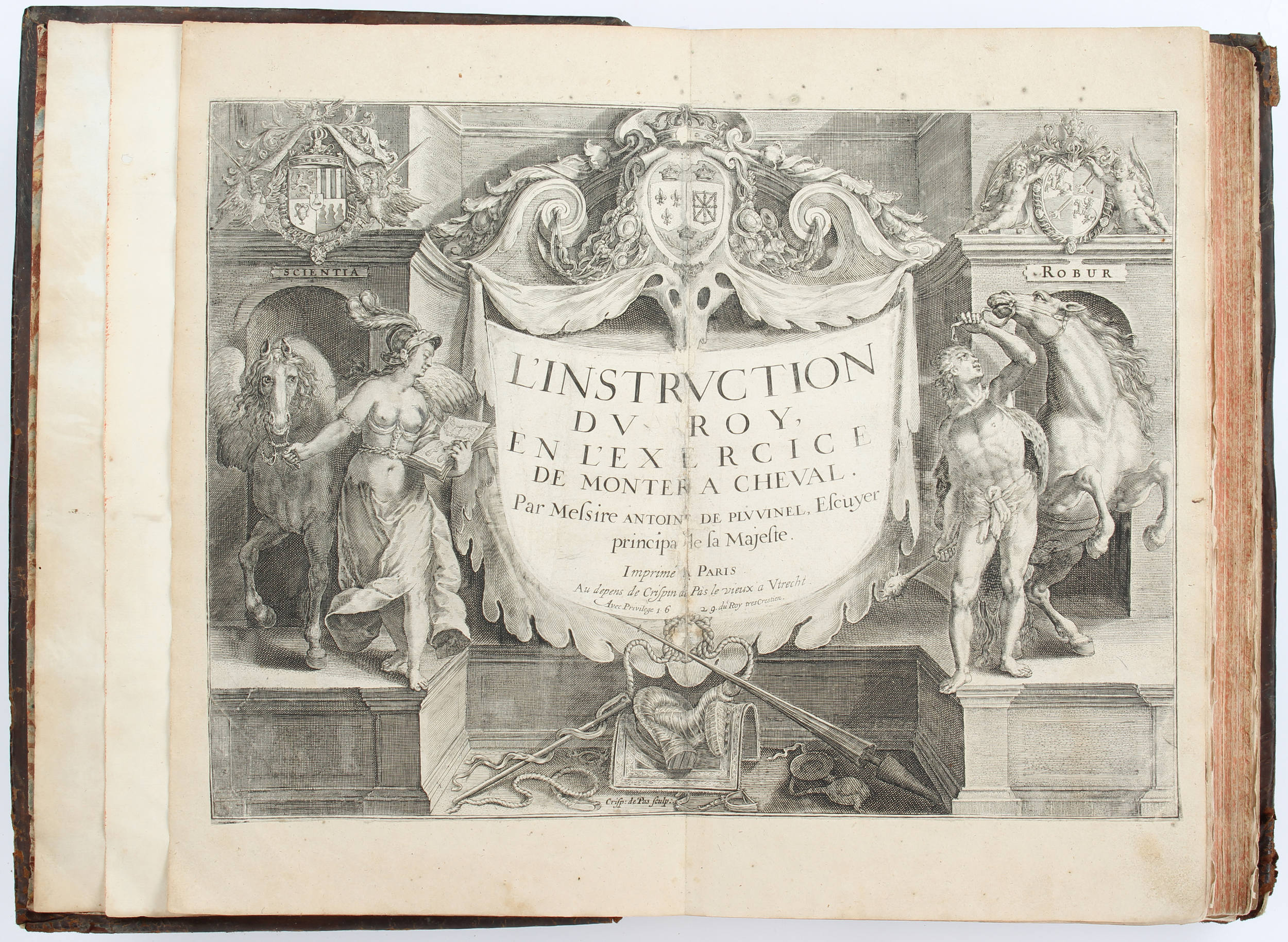 Pluvinel, L'instruction du Roy. Reitschule