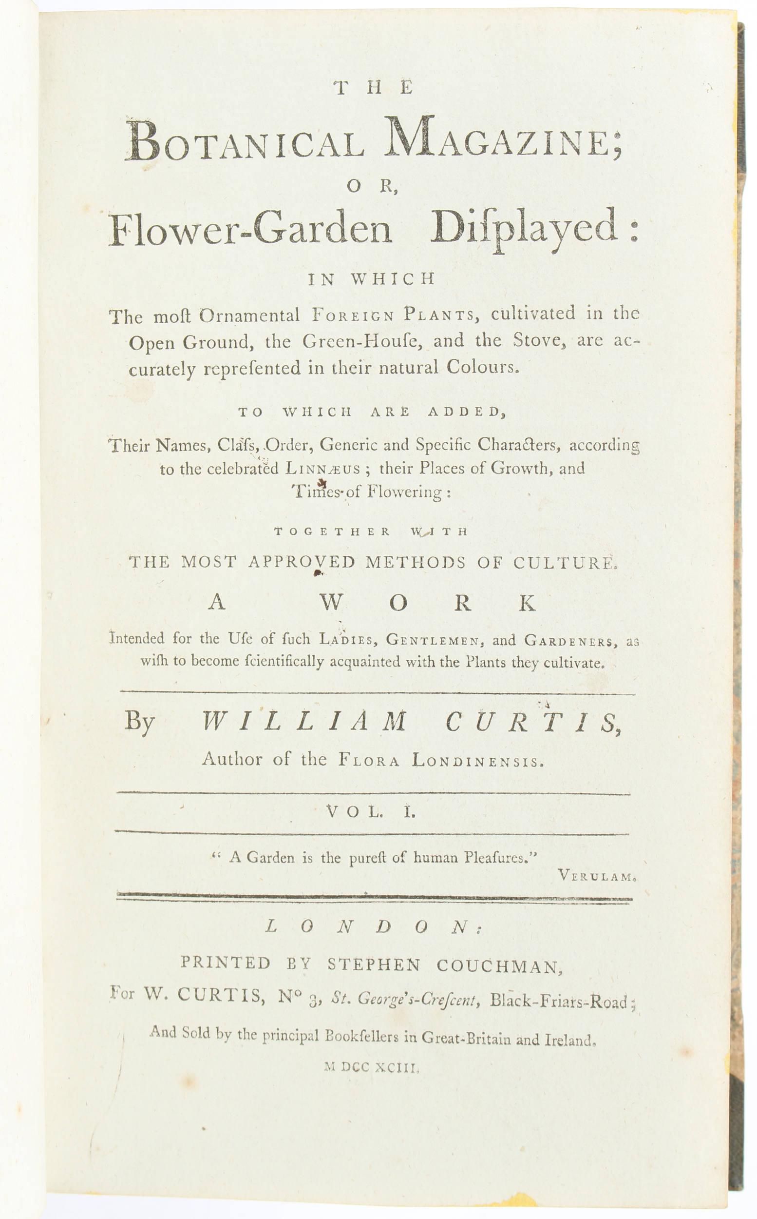 Curtis, Botanical Magazine. 32 Bde.