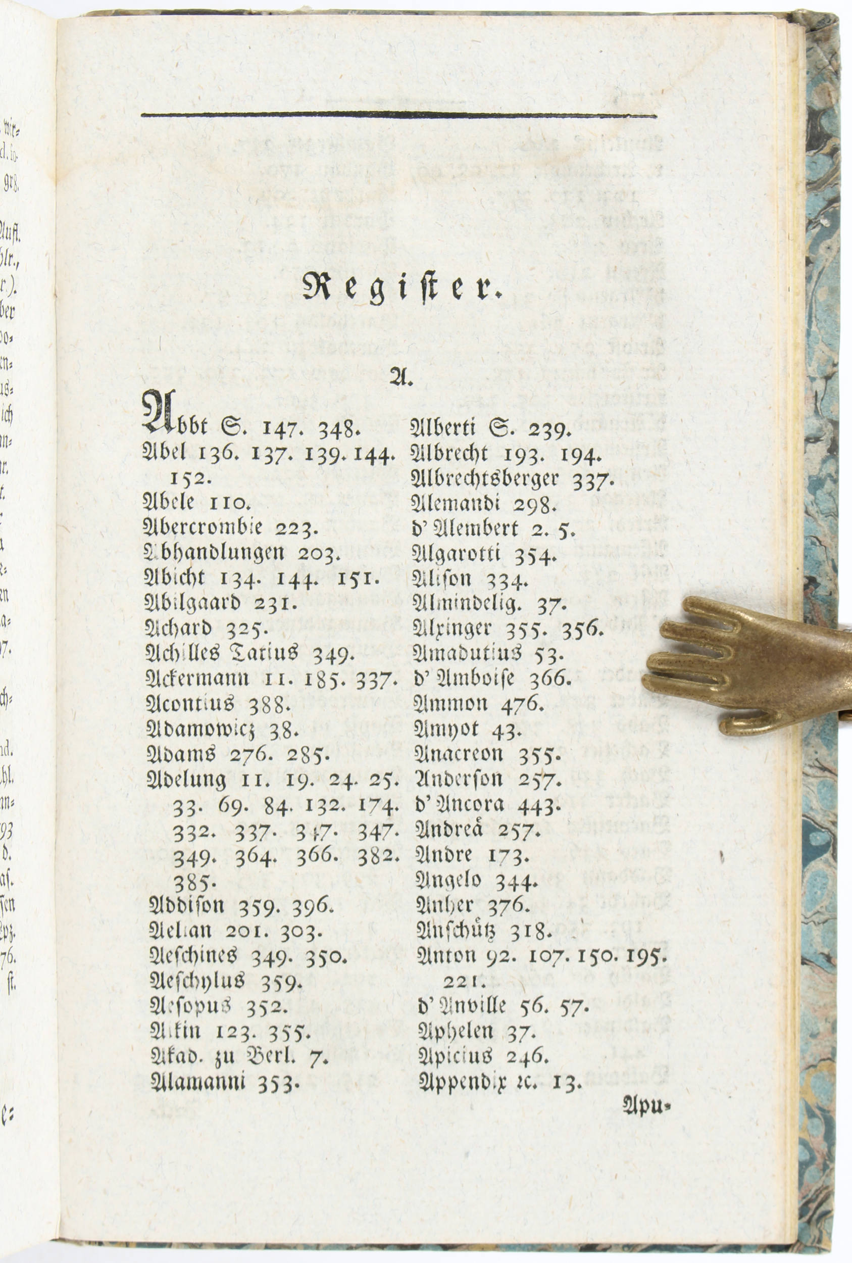 Rothe, Kunst, sich eine Bibliothek zu sammlen