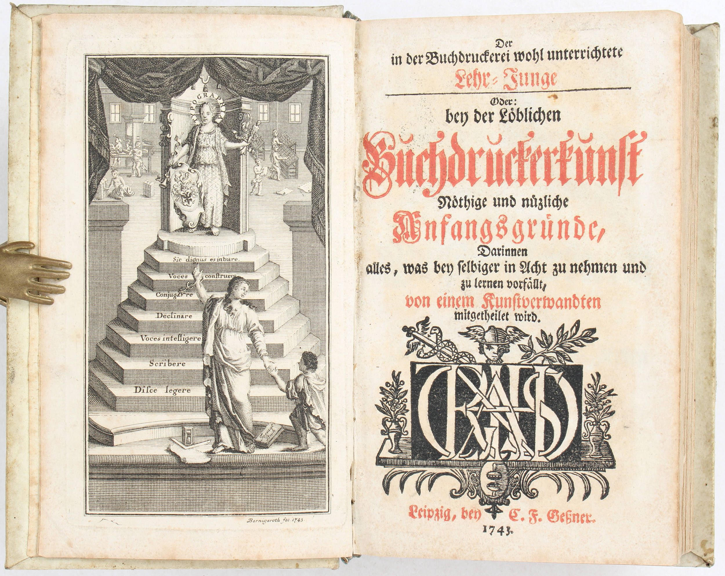 Konvolut Buch- und Schriftwesen. 1718-1905. / 26 Bde.