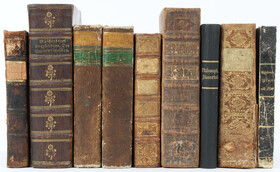 Konvolut Naturwissenschaften. 1735-1855. 9 Bde.