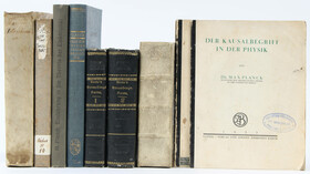 Konvolut Physik, Mathematik, Astronomie. 1655-1933. 9 Bde.