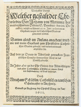 Schädlin, Warhaffter Bericht