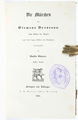 Brentano, Märchen. 2 Bde.