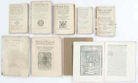 Konvolut Drucke 1514-1599. 9 Bde.