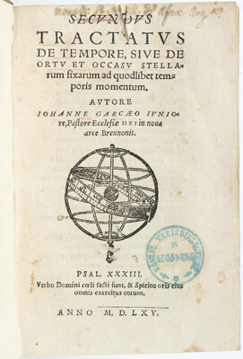 Garcaeus, Secundus + Tertius tractatus