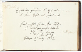 Album amicorum des B. A. Düesburg
