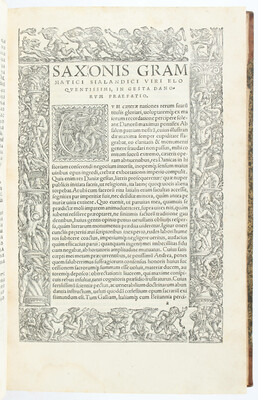 Saxo Grammaticus, Danorum historia