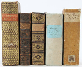 Konvolut kuriose Künste. 1726-1794. 5 Bde.