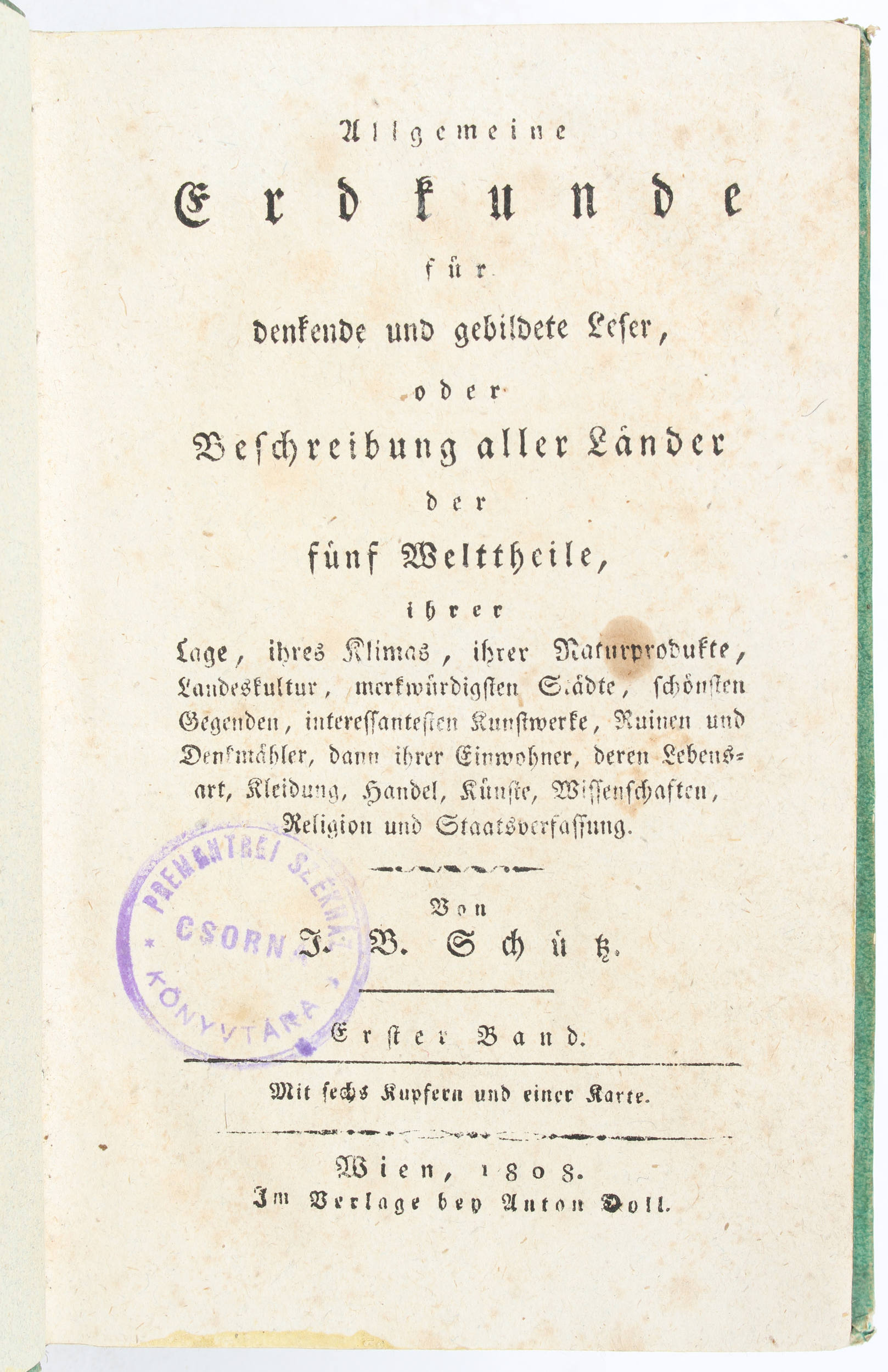 Schütz, Allgemeine Erdkunde / 17 Bde.