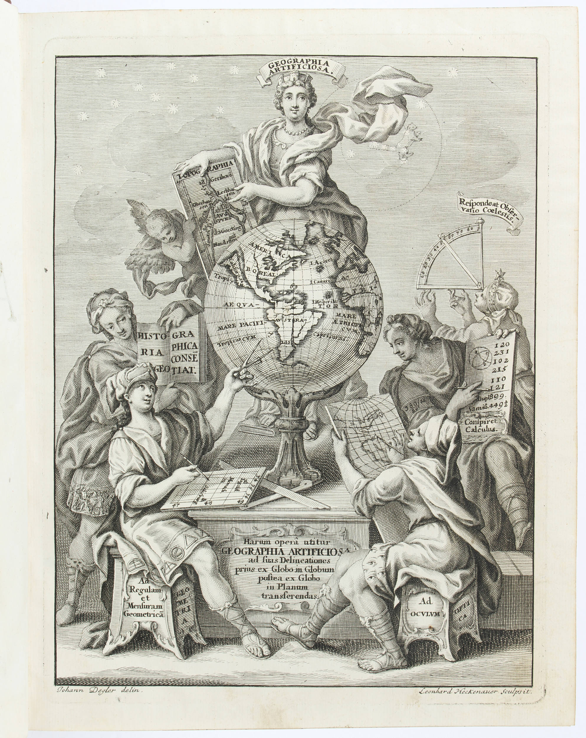 Scherer, Geographia artificialis