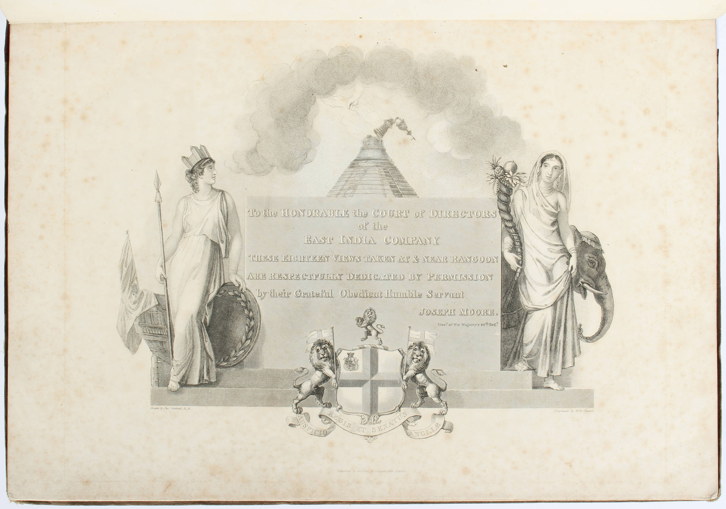 Moore, Eighteen views taken near Rangoon