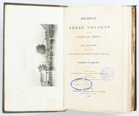 Gützlaff, Along the coast of China. 1st ed.