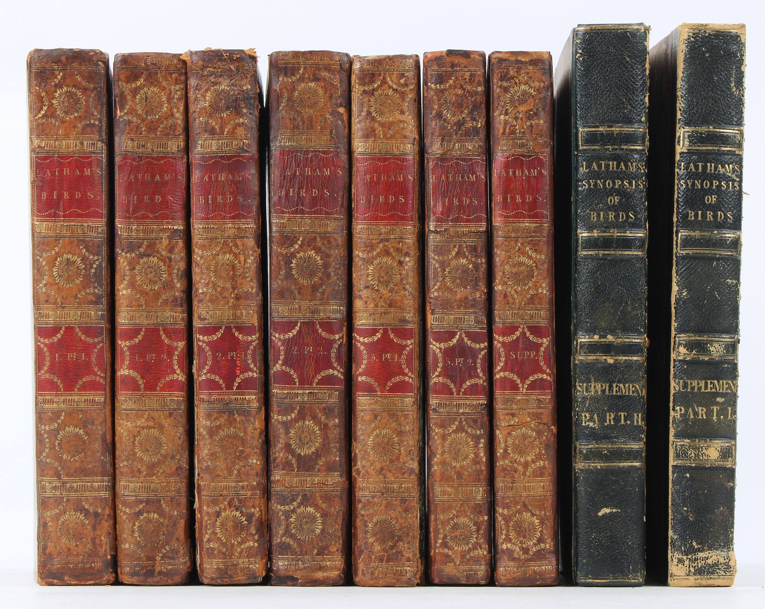 Latham, Synopsis of birds / 9 Bde.