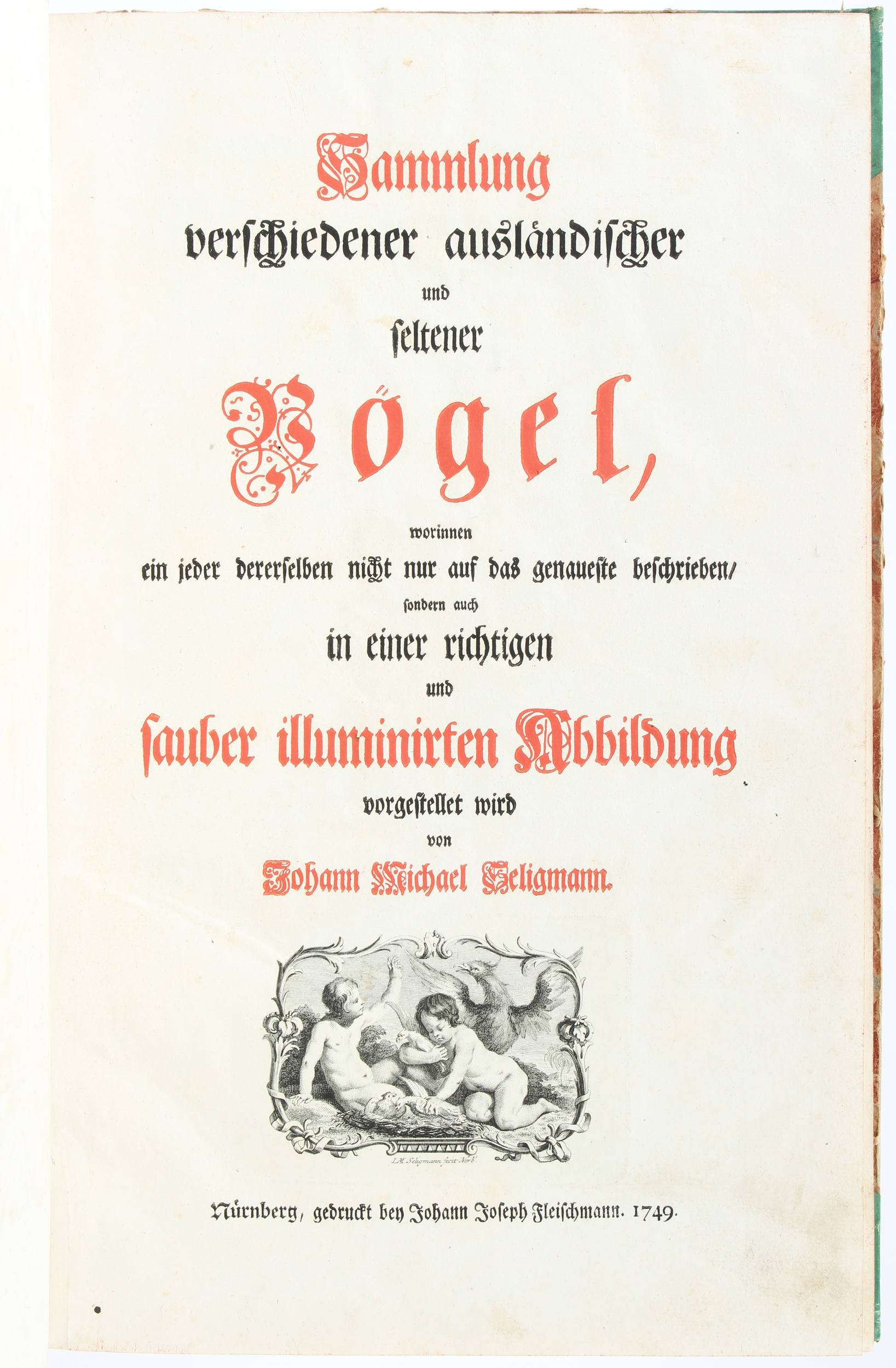 Seligmann. Sammlung seltener Vögel. Teil 1.