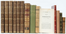 Konvolut Ornithologie. 1760-1883. 14 Bde.