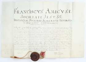 Promotionsurkunde Graz 1647