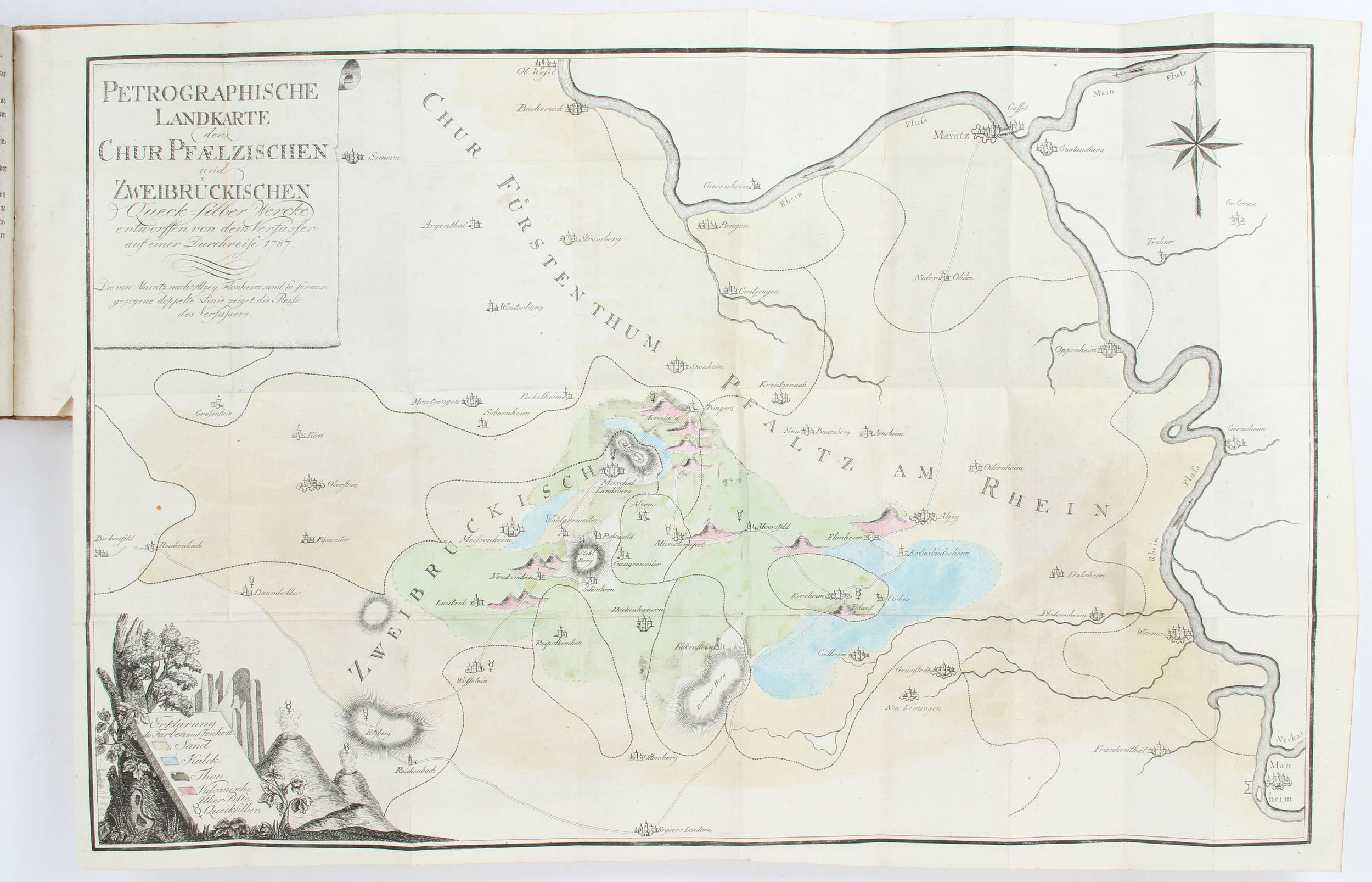 Beroldingen, Quecksilber-Bergwerke