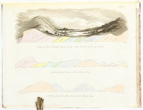 Mantell, Fossils of the South Downs / 2 Bde.
