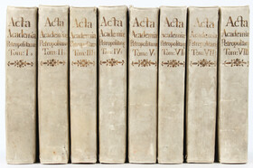 Commentarii Acad. Petropolitanae. 8 Bde.