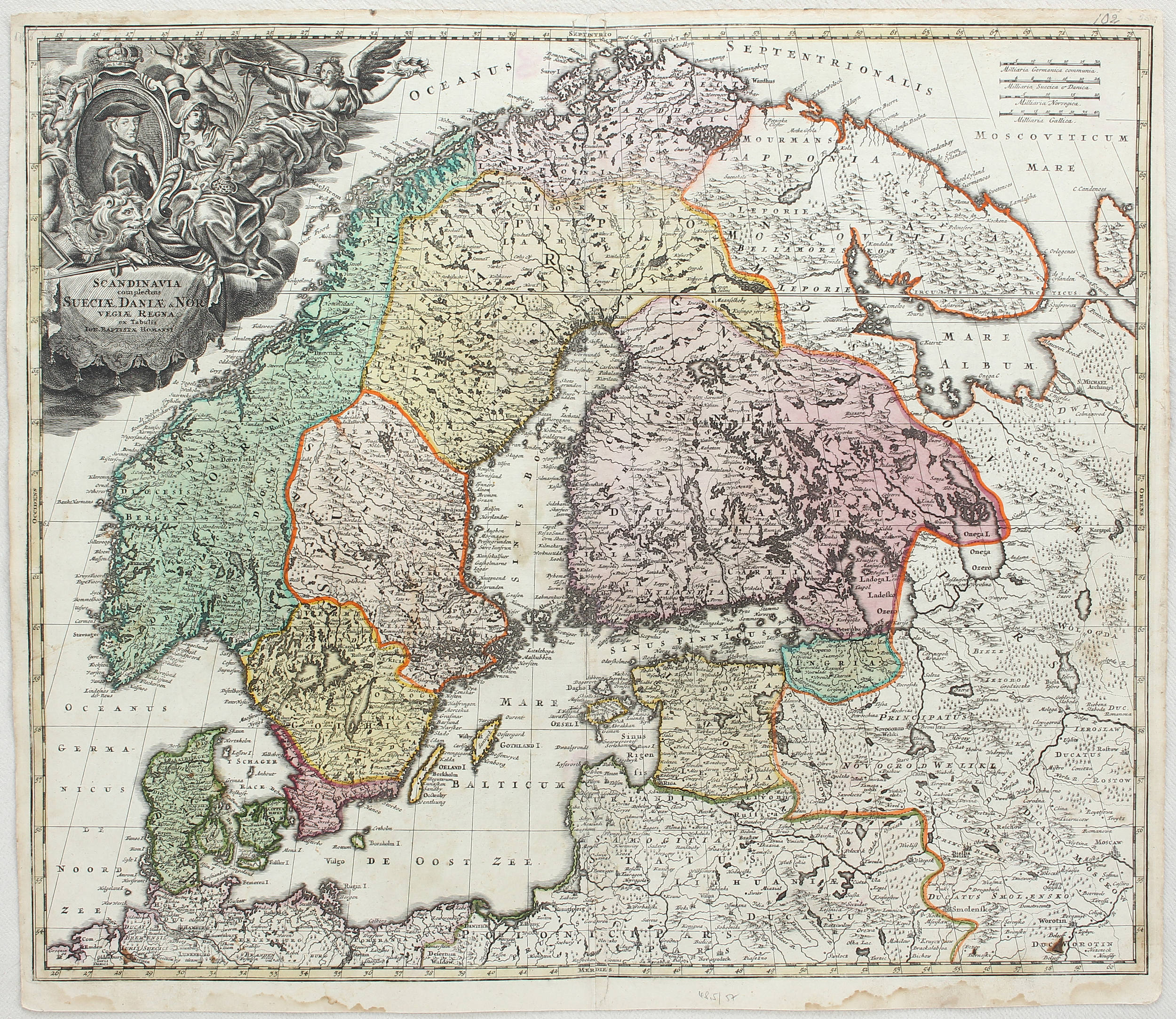 Skandinavien. Schenk / 5 Bll.