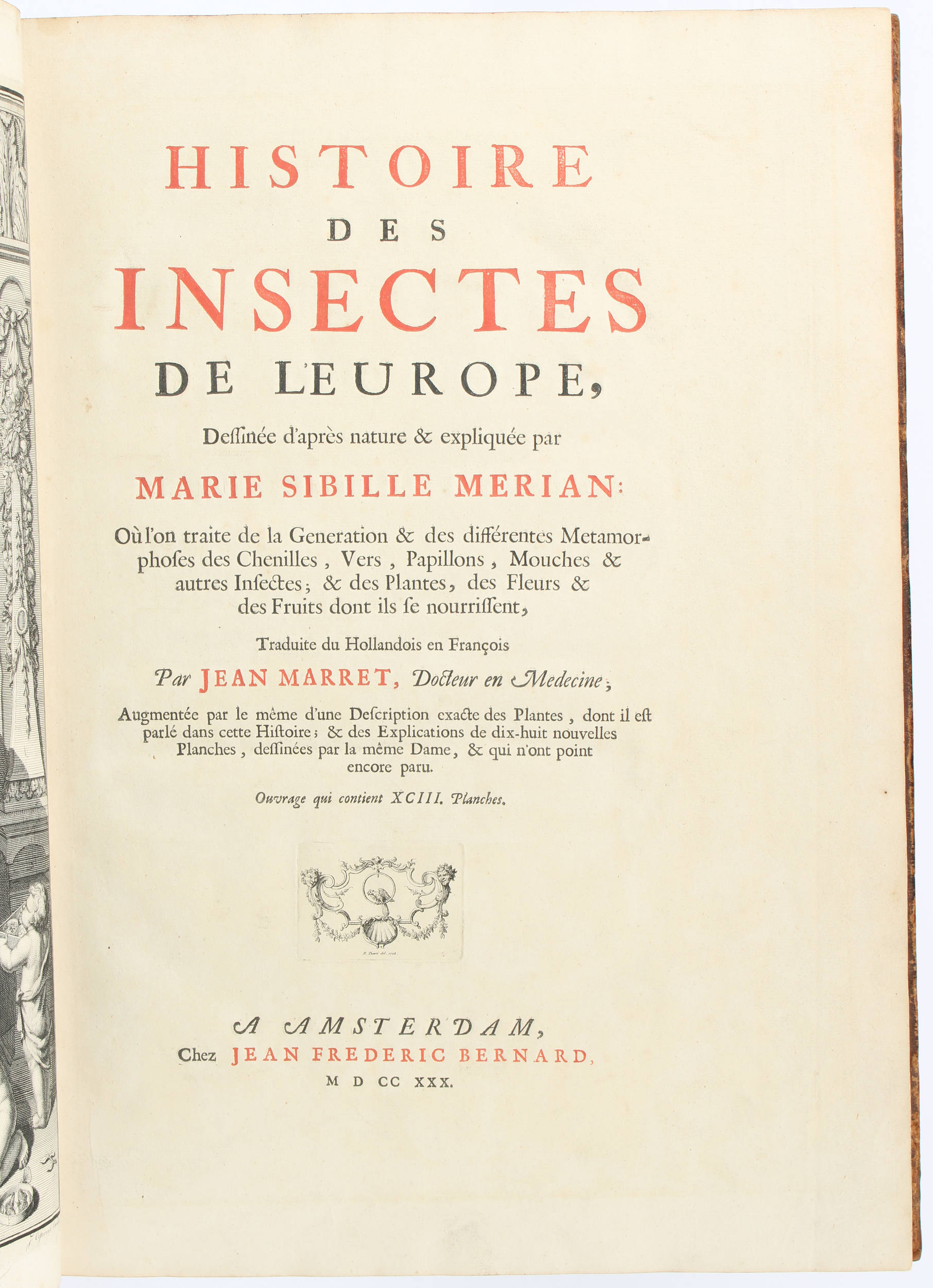 Merian, Insectes de l'Europe