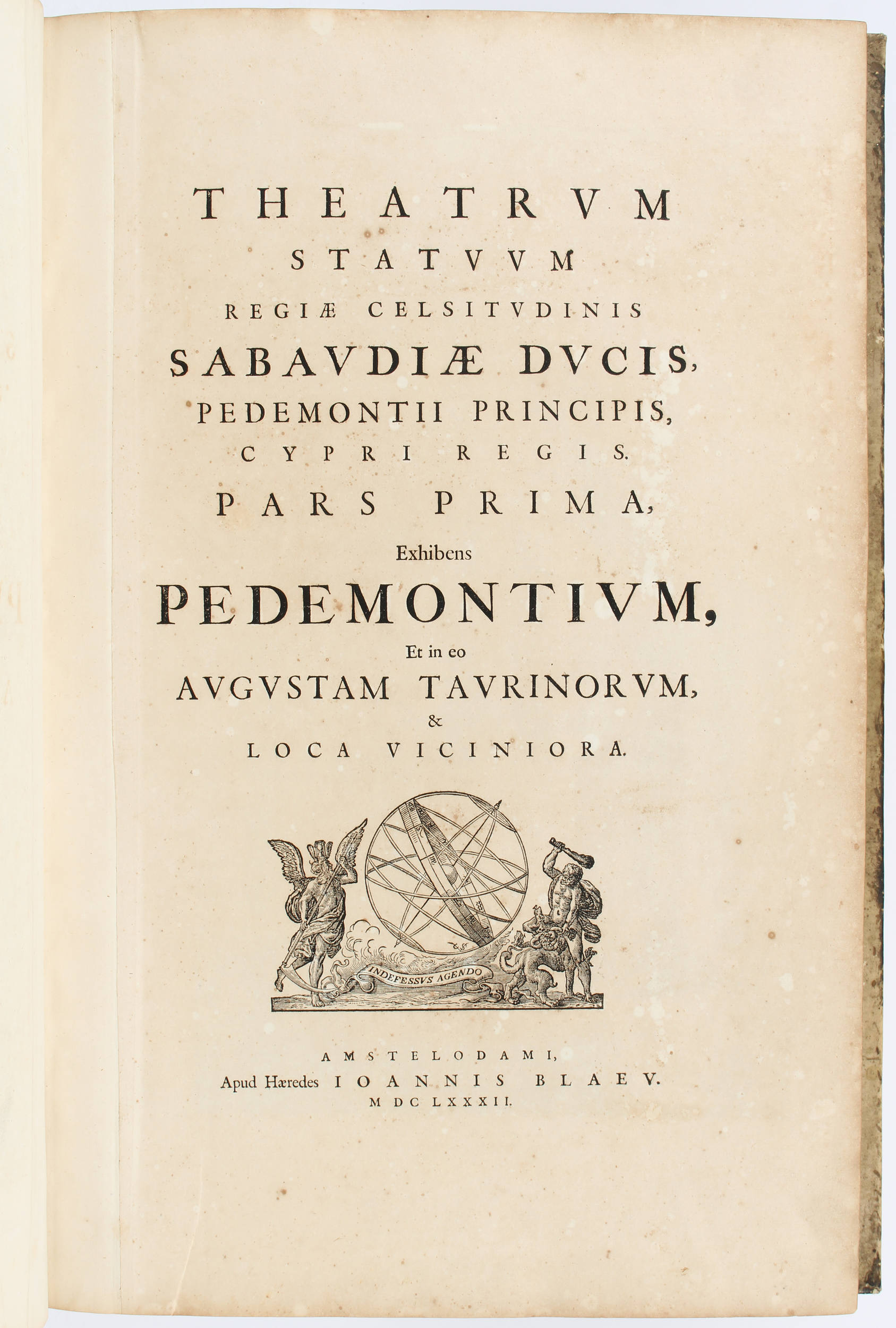Blaeu, Theatrum... Sabaudiae ducis. 2 Bde.