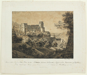 Heidelberg-Schloss. 5 Bll. Fries-Mohr & Winter